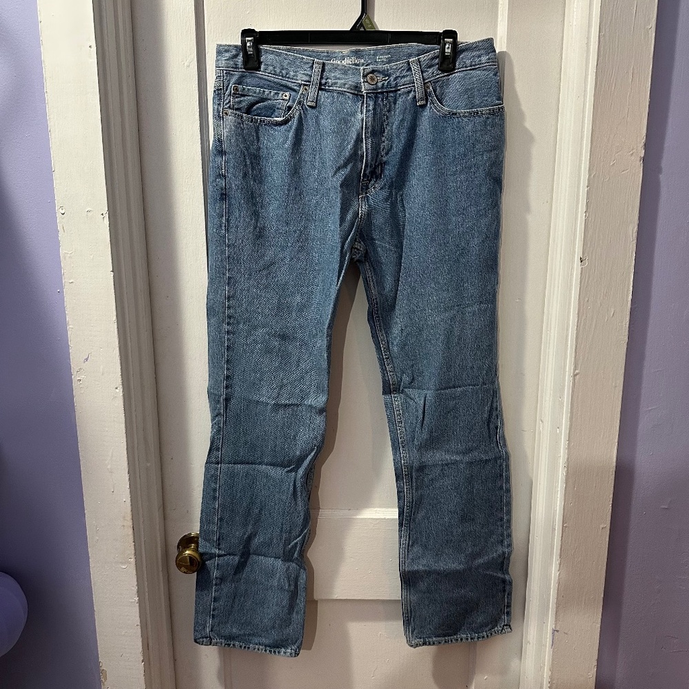 goodfellow straight jeans mens 34